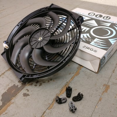 1955 Ford Consul 14 Inch Super Duty Radiator Fan cooling electric new racing