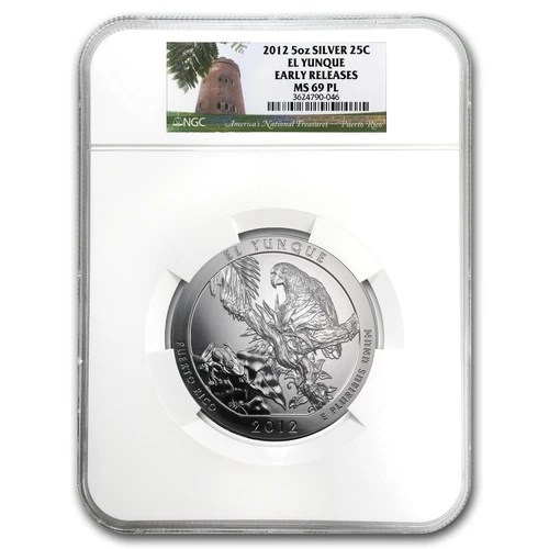 2012 5 oz Silver ATB El Yunque MS-69 PL NGC (ER)