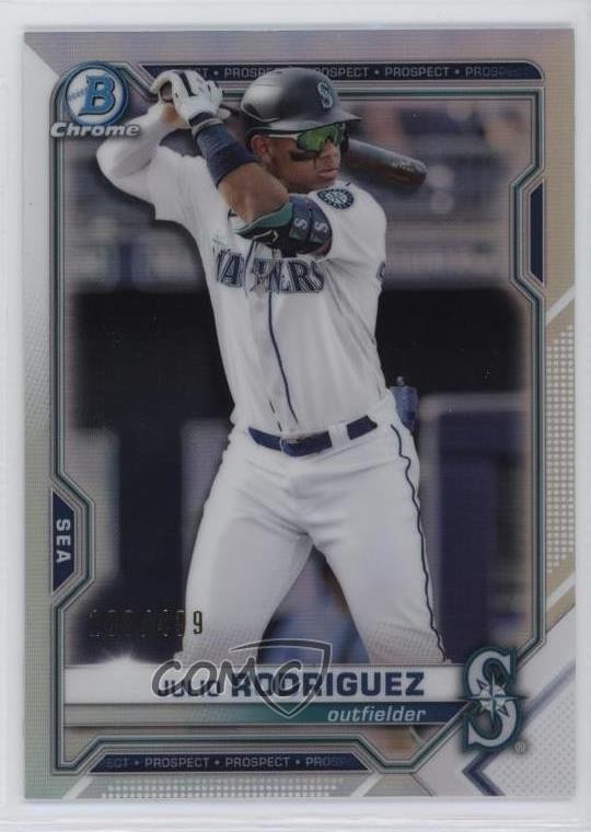 2021 Bowman Chrome Prospects Refractor /499 Julio Rodriguez #BCP-86