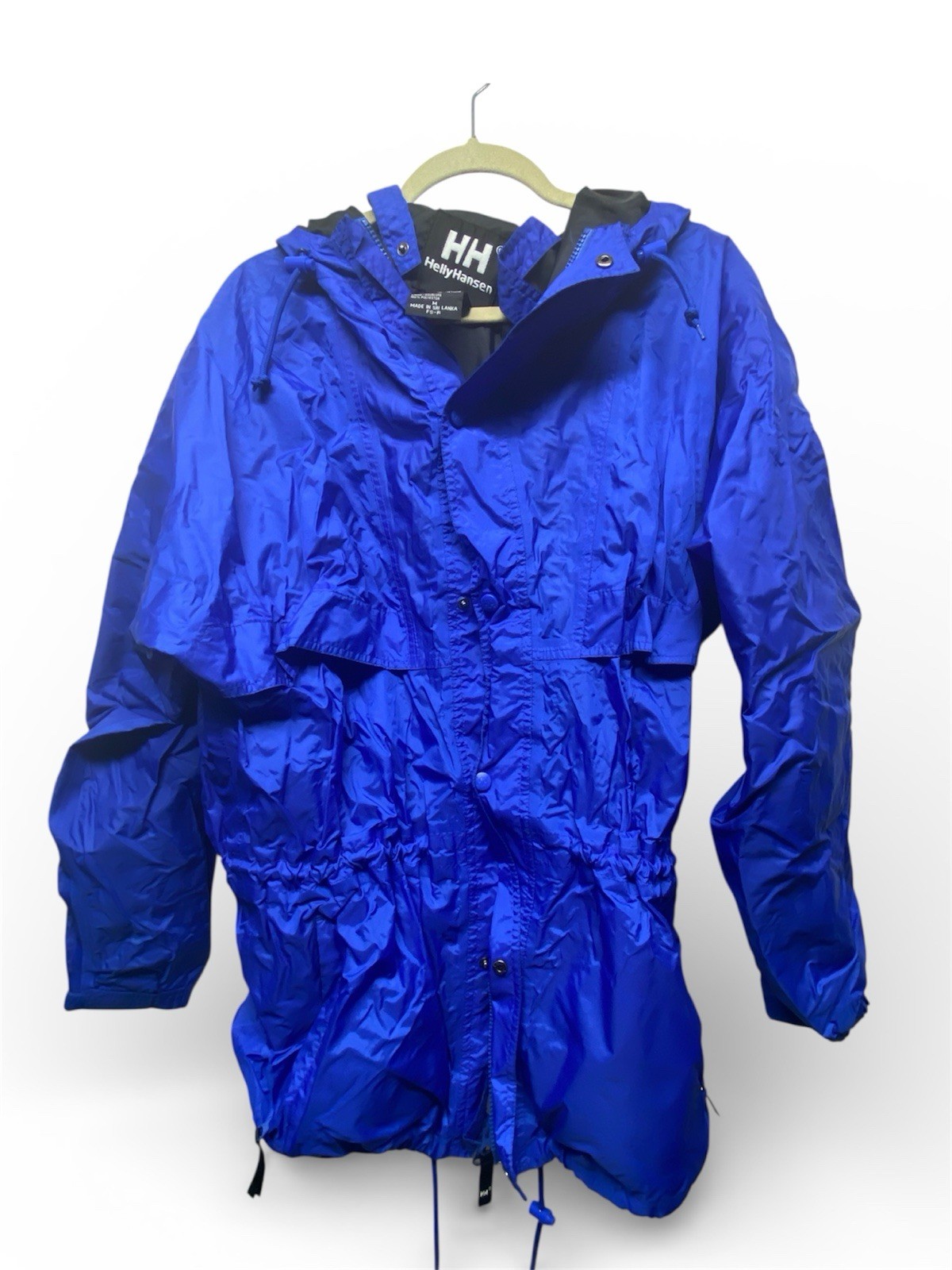 Helly Hansen Windbreaker Rain Jacket Zip Hooded S… - image 1