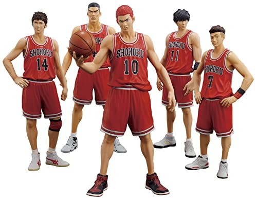 DiGiSM One and Only SLAM DUNK SHOHOKU STARTING MEMBER SET PVC ABS Figure Japan - Picture 1 of 7