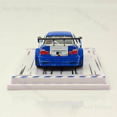 DCM 1:64 M3 GTR E46 NFS TECKWRAP APAXPO ZESTEK Diecast Models Car