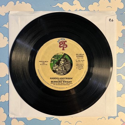 BERNARD WRIGHT Haboglabotribin  7  Arista GRP Disco Funk Boogie Modern Soul VG+