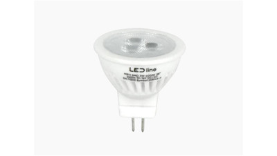 LED line PRIME żarówka LED MR11 3W 4000K barwa neutralna 330lm 10-14V AC/DC CERA
