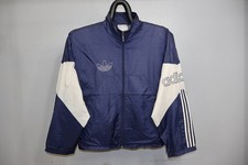 Vintage 80s ADIDAS D8 F192 Windbreaker Blue Jacket Men's Large