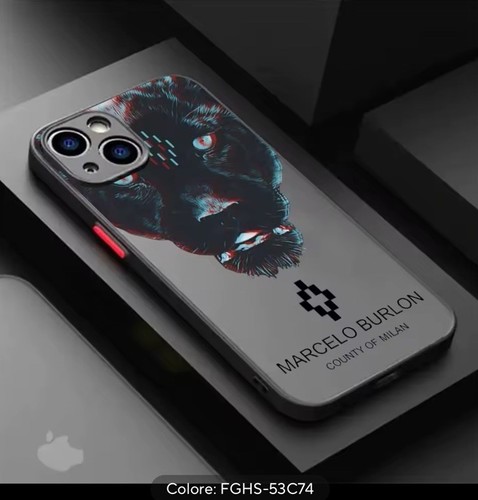 Cover MARCELO BURLON per Apple iPhone 7 8 X Xs Xr 11 12 13 14 15 e PRO e MAX - Zdjęcie 4 z 7