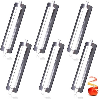 Universelle Edelstahl Schäler Ersatzklingen - 6er Set, Rostbeständig