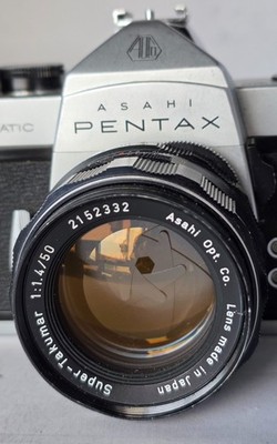 ペンタックス SP SPOTMATIC／Takumar 50mm F1.4レンズ Asahi PENTAX Spotmatic SP With Takamura 50mm f/1.4 Lens From