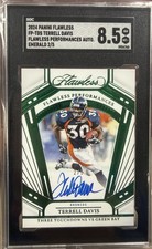 TERRELL DAVIS-2024 Flawless EMERALD PERFORMANCES AUTO. 2/5. SGC 8.5. !!!!!