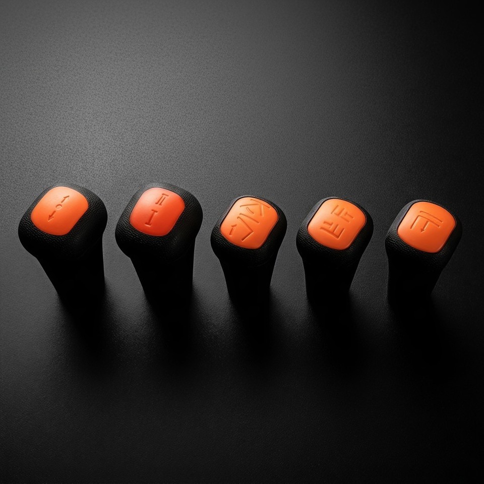 5pcs Control Lever Ball Knob, Universal Forklift Shift Handles | eBay ...