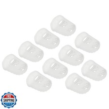 PATIKIL Finger Tips Anti Slip Fingertip Protector, 20 Pack 28mm S