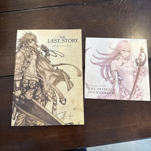 The Last Story Nintendo Wii NO GAME Premium Soundtrack+Case/Art Gallery Book