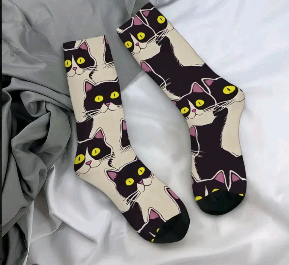 Esmoquin Gato Calcetines Stocking Stuffer NUEVO Envío Gratis Foto 2 de 4