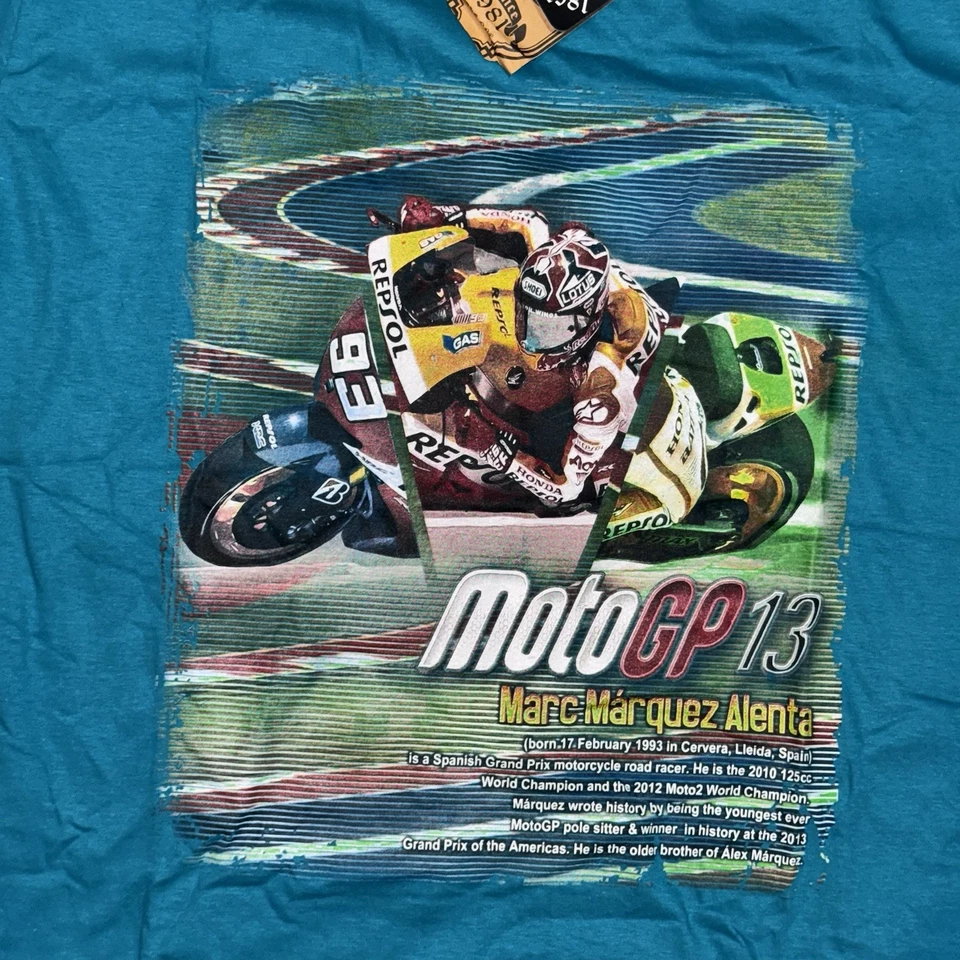 MotoGP 13 Marc Marquez Alenta T Shirt Brand New W Tags - Image 2 of 4