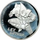 1987 1 Ozt AMC Lex Luthor .999 Fine Silver Round