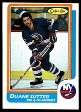 1986-87 O-Pee-Chee HOCKEY Duane Sutter #39 New York Islanders HIGH GRADE BEAUTY!