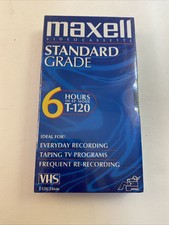 Maxell 214016 120 Minute Gx Silver Video Tape