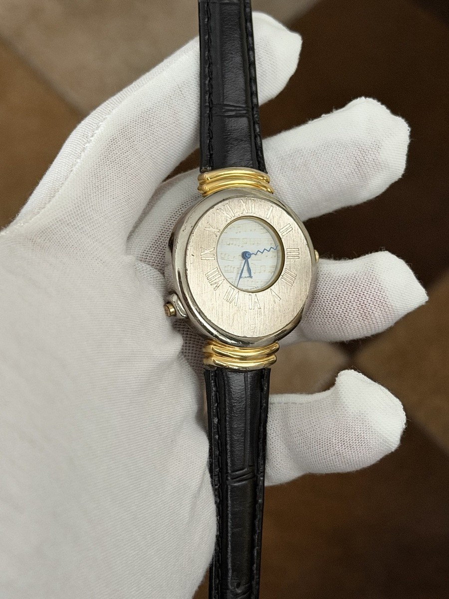 Rare Vintage Seiko Melody Quartz V421-0040 Men's Dress Music Watch