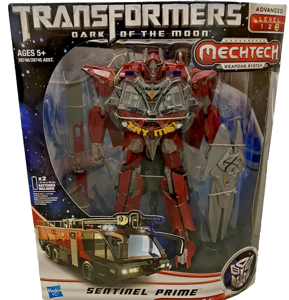 Transformers Leader Class Sentinel Prime Dark of the Moon Factory