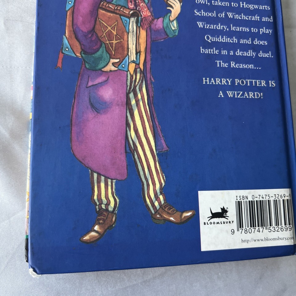 Harry Potter and the Philosopher's Stone Hardcover First Edition 4th