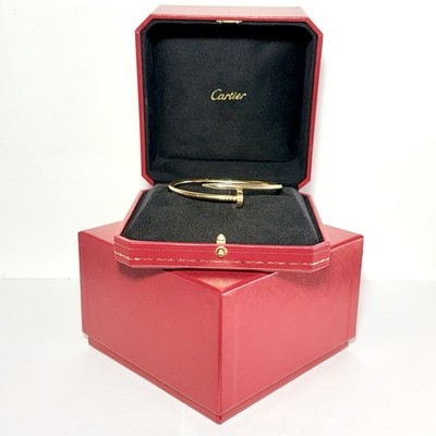 Cartier Juste un Clou Classic Model 18K Yellow Gold 19cm Bracelet with Box 36.0g