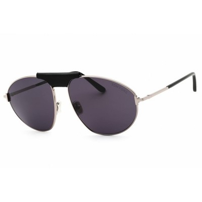 Tom Ford Unisex Sunglasses Aviator Shape Shiny Light  display picture 1