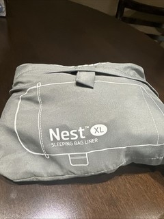 Klymit Sleeping Bag Liner Nest Size XL For Hot Weather gray/blue