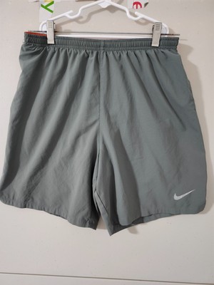 Nike Shorts Mens S Gray Pro Flex Running Pullon Drawstring Lined Active Stretch