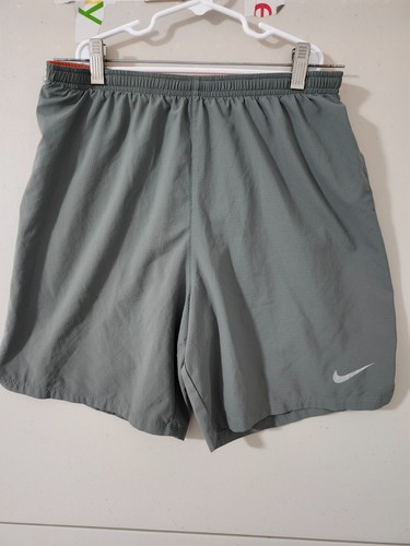Nike Shorts Mens S Gray Pro Flex Running Pullon Drawstring Lined Active Stretch