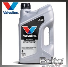 Valvoline SynPower 5W-40 5W40 Fully Synthetic Engine Oil - 5L 5 Litres 908763 7.17 per litre
