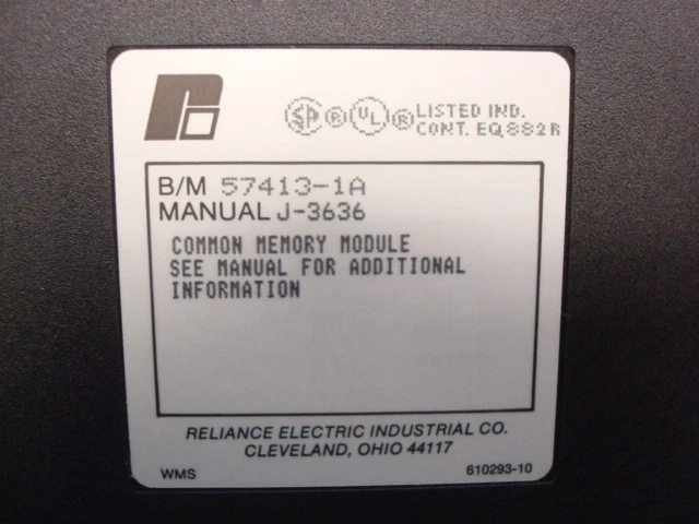 USED Reliance Electric 57413-1A AutoMax Common Memory Module 57C413A - Image 4 of 4