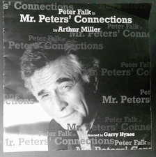 Peter Falk in MR. PETERS' CONNECTIONS, by Arthur Miller - SOUVENIR PROGRAM, 1998