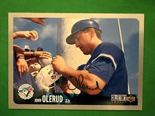 1996 Collector's Choice Silver Signature #750 John Olerud Toronto Blue Jays