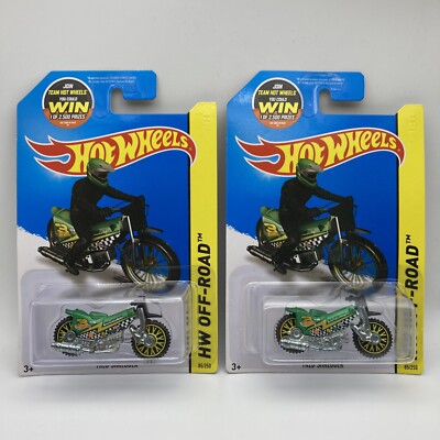 lot of 2 Hot Wheels TRED SHREDDER Green 85 LITTLE BEND Off-Road