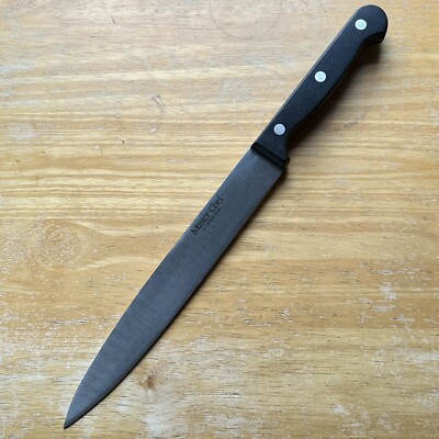 FINE Vintage MASTER CHEF 8  Blade Hi-Carbon Steel Tawain Carving Knife