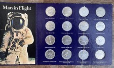 Shell Coin Token Collection 16pc Set Complete Man In Flight Rare Collectible