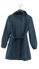 Eddie Bauer Women's Coat S Blue 100% Polyester Overcoat
