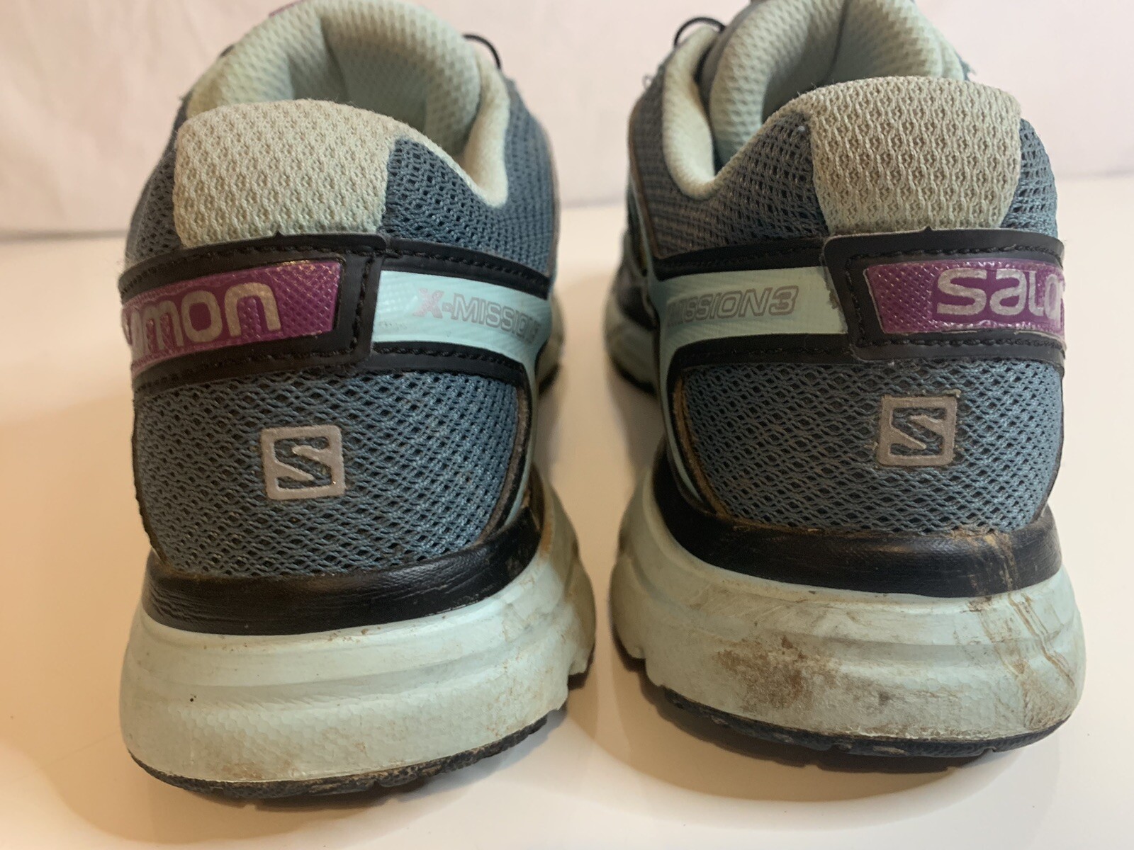 Sneakers da trekking Salomon X Mission 3 blu verdi da donna taglia 10 5 USA