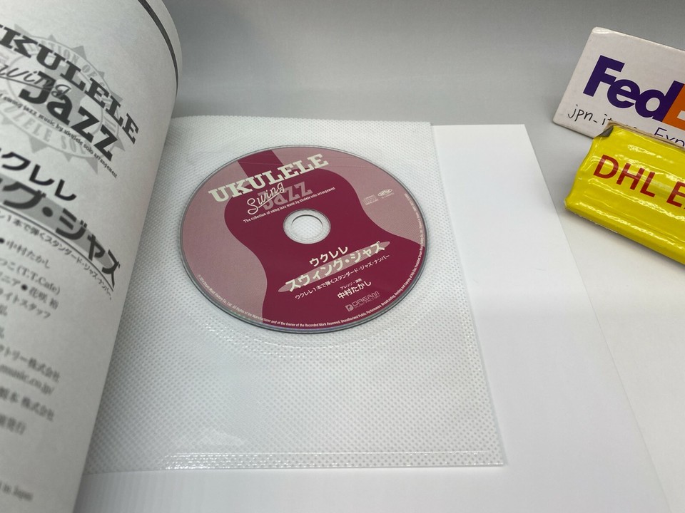 UKULELE SWING JAZZ with 1 CD Takashi Nakamura Sheets Score Book 2014