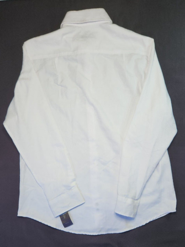 Tasso Elba Mens paisley cotton dress shirt white New Sz M 15-15.5 - Picture 2 of 8