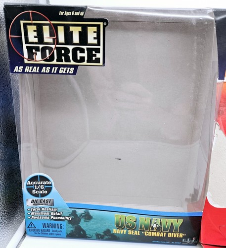 Elite Force Navy Seal Combat Diver 12" Action Figure 2002 Complete in Box CIB - Picture 5 of 6