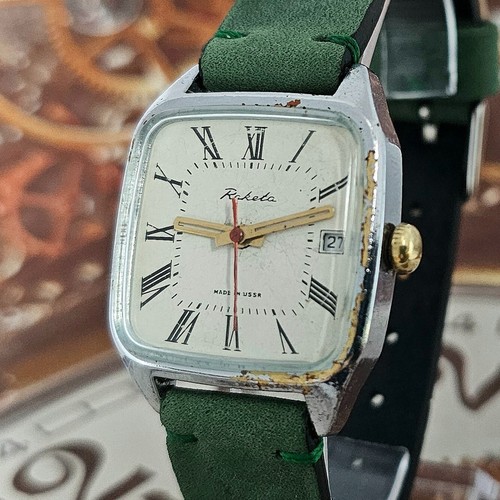 Vintage Watch USSR Raketa 2614.H SOVIET Mechanical Wristwatch 19 Jewels - Picture 7 of 21