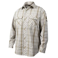 Revco Black Stallion AR/FR Khaki Plaid Cotton Work Shirt (WF2110-PK) (Large)