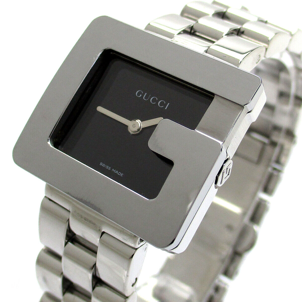Gucci Watch G Ladies Black Dial 3600L Wristwatch Quartz Auth Gucci Watch G Ladies Black Dial 3600L Wristwatch Quartz Auth