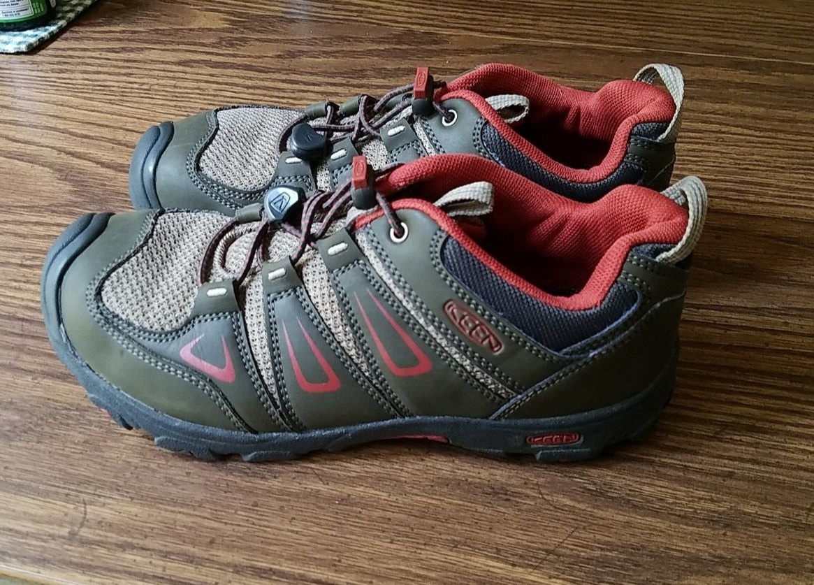 SCARPA DA TREKKING IMPERMEABILE BASSA KEEN OAKRIDGE YOUTH TAGLIA 5 #1015180 USATA IN OTTIME CONDIZIONI