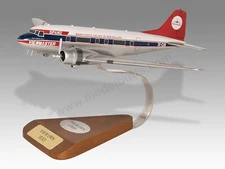Douglas DC-3 South Pacific Airlines Desk Wood Airplane Model Large Scale 1/72