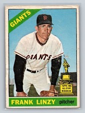 1966 Topps Frank Linzy San Francisco Giants Card #78 *Poor* -C8
