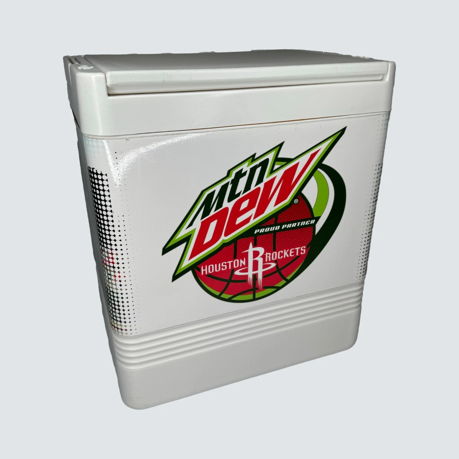 Igloo Mountain Dew Houston Rockets 15" Drink Cooler Promo *Ultra Rare* Pre-owned