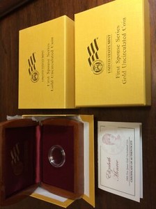 2008-W Unc $10 Gold Elizabeth Monroe First Spouse BOX OGP & COA (X-18)  NO Coins