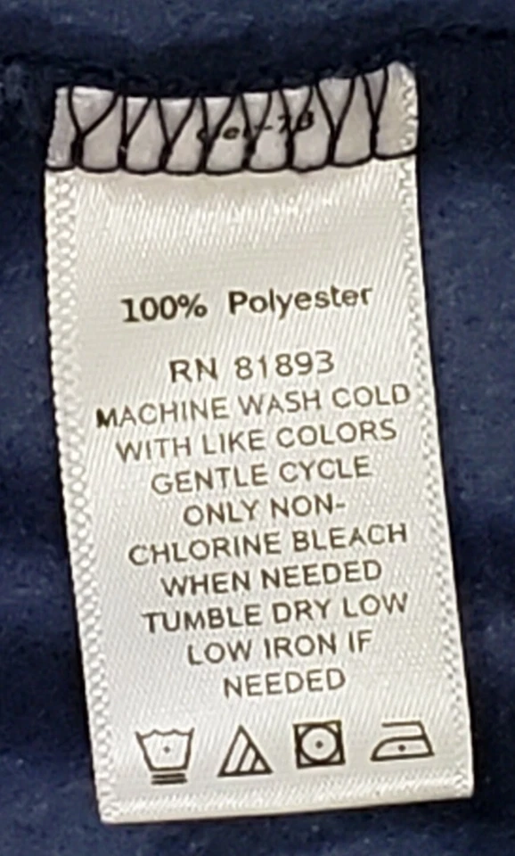 Abrigo Denim & Co. Tribel estampado azul y negro talla 2XL polar nuevo sin etiquetas  Foto 3 de 4